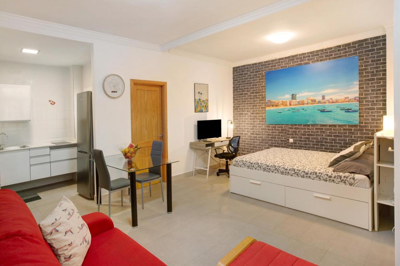 Beach Studio Apartment Canteras Las Palmas de Gran Canaria Exterior photo